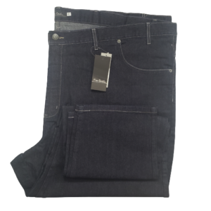 Calça Pierre Cardin plus size jeans azul