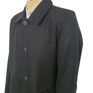 Fredao Moda Masculina | Loja de ternos completa, roupas masculinas sociais, esportes finos de todos tamanhos e plus size 40 Sobretudo preto tamanho longo tradicional em tecido