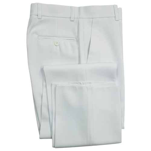 Calça branca masculina de gabardine, Ref: 1385-GB 4 Calça branca masculina de ox