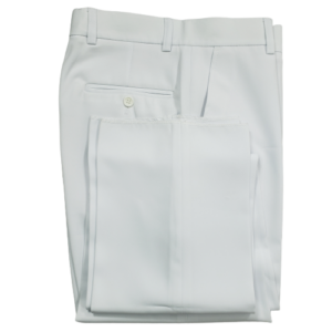 Calça branca masculina de gabardine