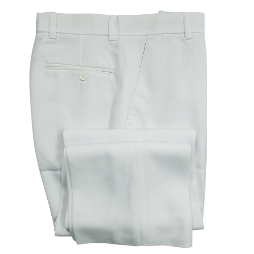 Calça branca masculina em tecido oxford, Ref: 1385OX 4 Calça branca masculina em tecido oxford, Ref: 1385OX - Imagem 4