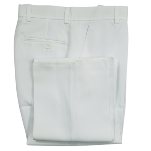 Calça branca masculina em tecido oxford