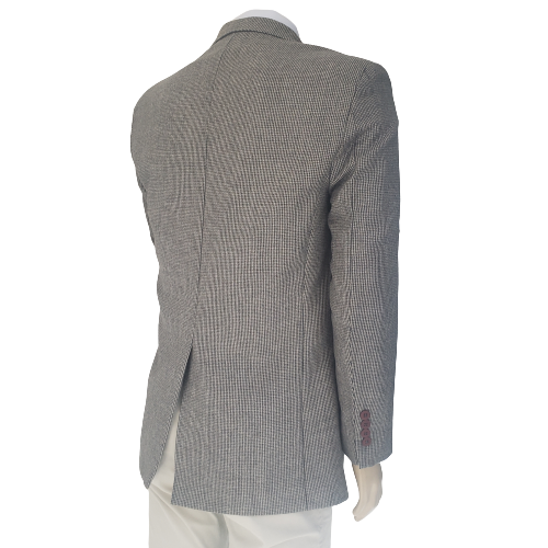 Blazer masculino cinza claro de lã tweed, ref 1157-CC 2 Blazer masculino cinza claro de lã tweed, ref 1157-CC - Imagem 2