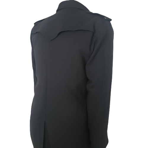 Sobretudo de tecido preto plus size em lã italiana, ref-1601-PP 5 Sobretudo de tecido preto plus size em lã italiana, ref-1601-PP - Imagem 5