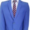 Terno azul royal corte italiano dois botões