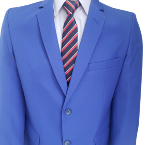 Terno azul royal corte italiano dois botões