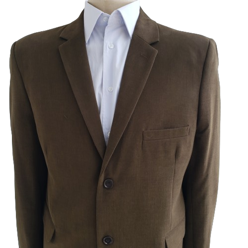 Blazer plus size marrom