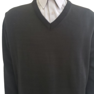 Blusa de frio plus size preta de lã antialérgica
