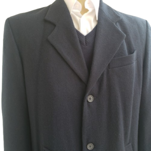 Sobretudo masculino azul