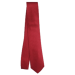Gravata vermelha com jacquard de poliéster, ref 1338-GVP