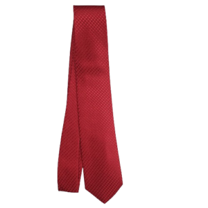 Gravata vermelha com jacquard de poliéster, ref 1338-GVP