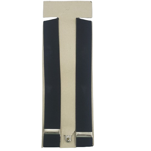 Suspensório masculino preto tamanho ajustável, Ref. 99953-PR 2 Suspensório masculino preto