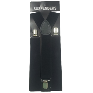 Suspensório masculino preto