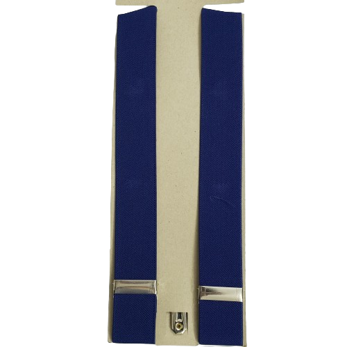 Suspensório azul reforçado tamanho ajustável, Ref. 99953-PRA 2 Suspensório azul masculino