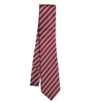 gravata vinho com listras de poliéster