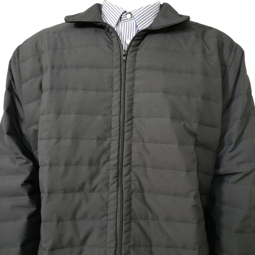 Jaqueta plus size masculina preta - 19E 2 Jaqueta plus size masculina preta - 19E - Imagem 2