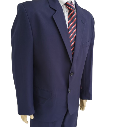 Terno plus size azul de microfibra gabardine - 18E-MA 3 Terno plus size azul de microfibra gabardine - 18E-MA - Imagem 3