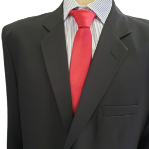Terno preto de microfibra gabardine