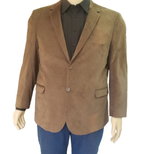 Blazer plus size marrom