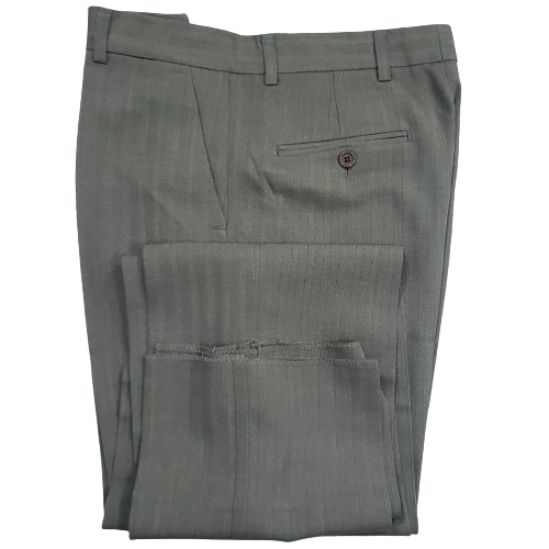 Calça social risca de giz de poliéster – 1380rz 3 Calça social risca de giz de poliéster – 1380rz - Imagem 3