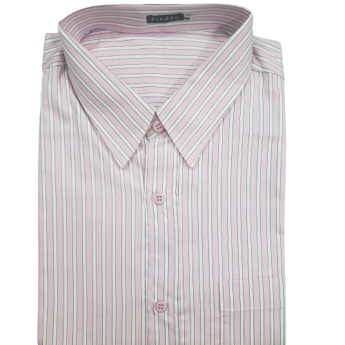 Camisa rosa plus size manga curta