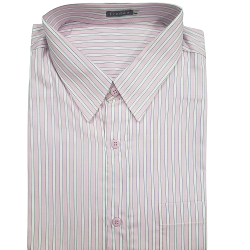 Camisa rosa plus size manga curta