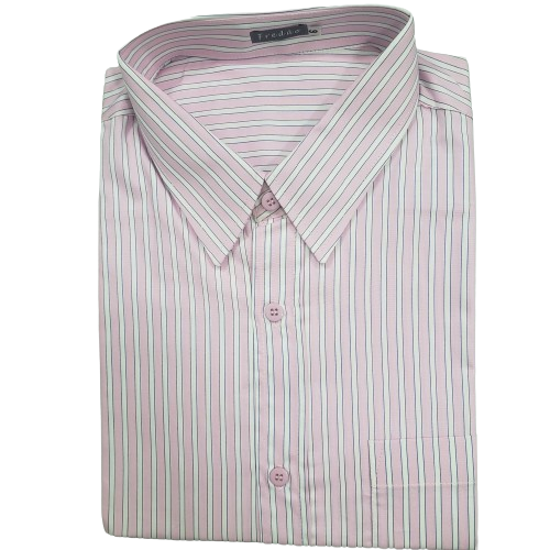 Camisa rosa plus size manga curta