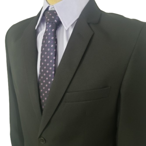 Terno preto de microfibra gabardine