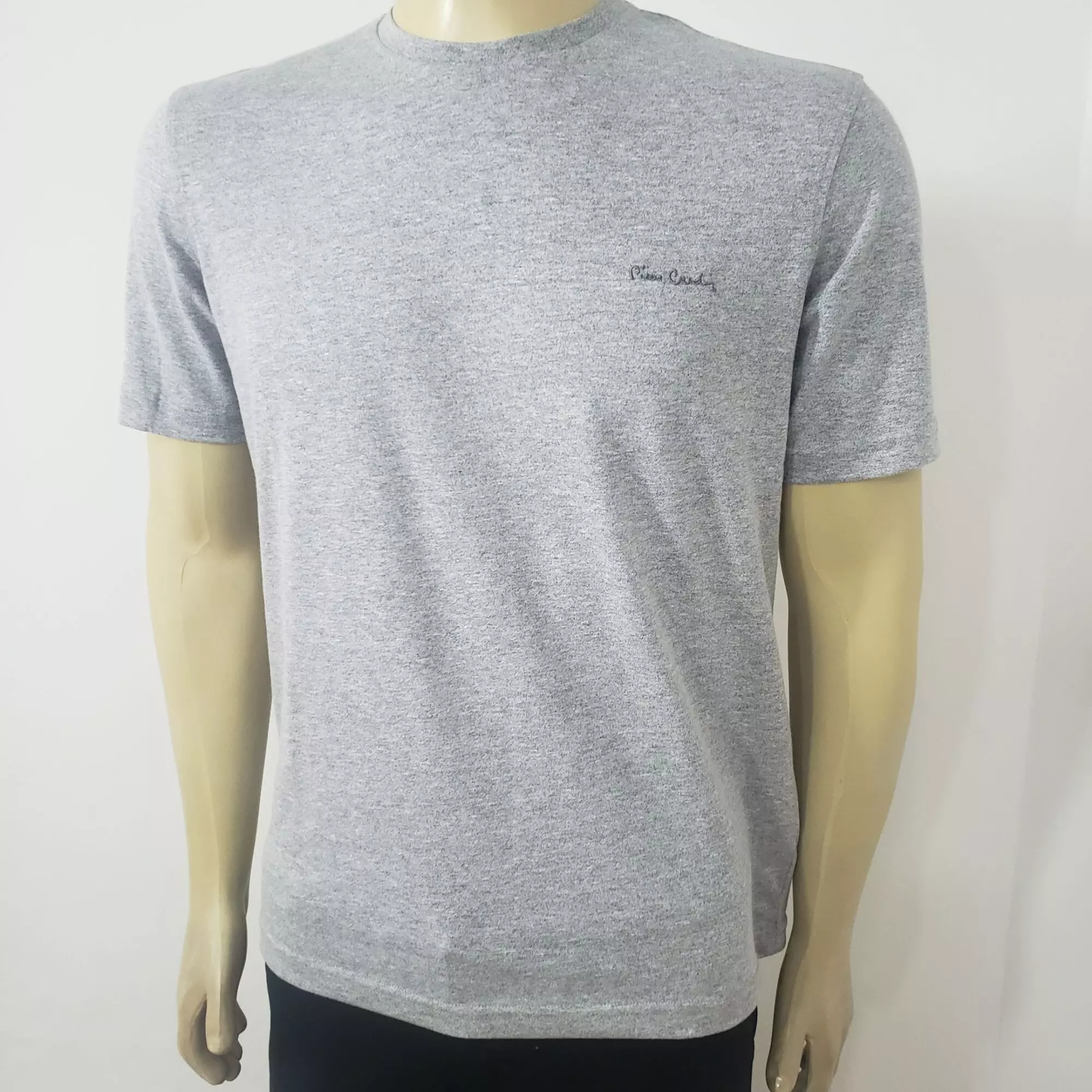 Camiseta Pierre Cardim cinza de algodão – 99968pc 3 Camiseta Pierre Cardim cinza de algodão – 99968pc - Imagem 3