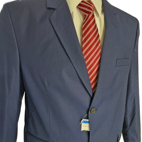 Terno azul escuro plus size poli viscose – 27EAE 2 Terno azul escuro tamanho grande