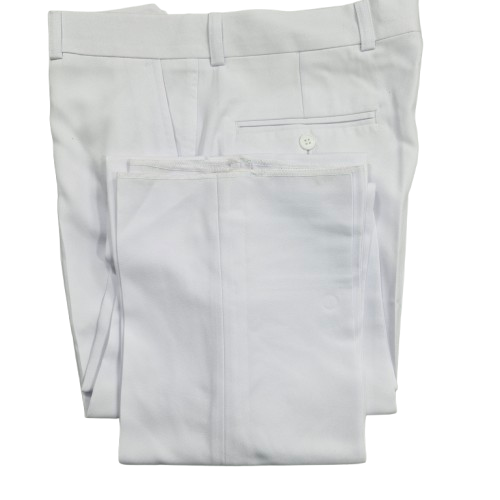 Calça branca de gabardine 24eb 2 Calça branca de gabardine 24eb - Imagem 2